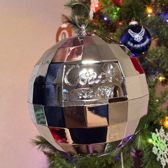 Coach Poppy disco ball ornaments 🪩. RARE 9 in - Picture 4 of 9